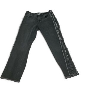 Black Frayed Women's Jeans